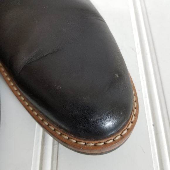 Clarks Pitney Walk Dark Brown Leather Derby Dress Shoes Men’s Size 12